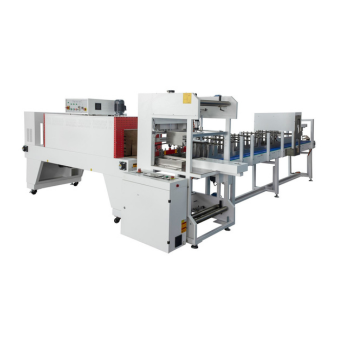 Auto Bottle Shrink Sleeve Packaging Wrapping Machine