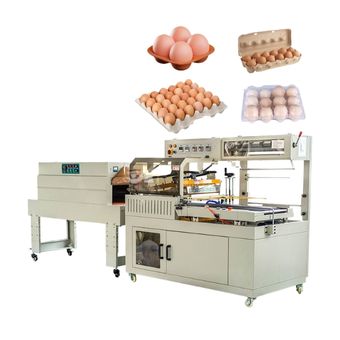 Egg Tray Sealing Shrink Wrap Machine